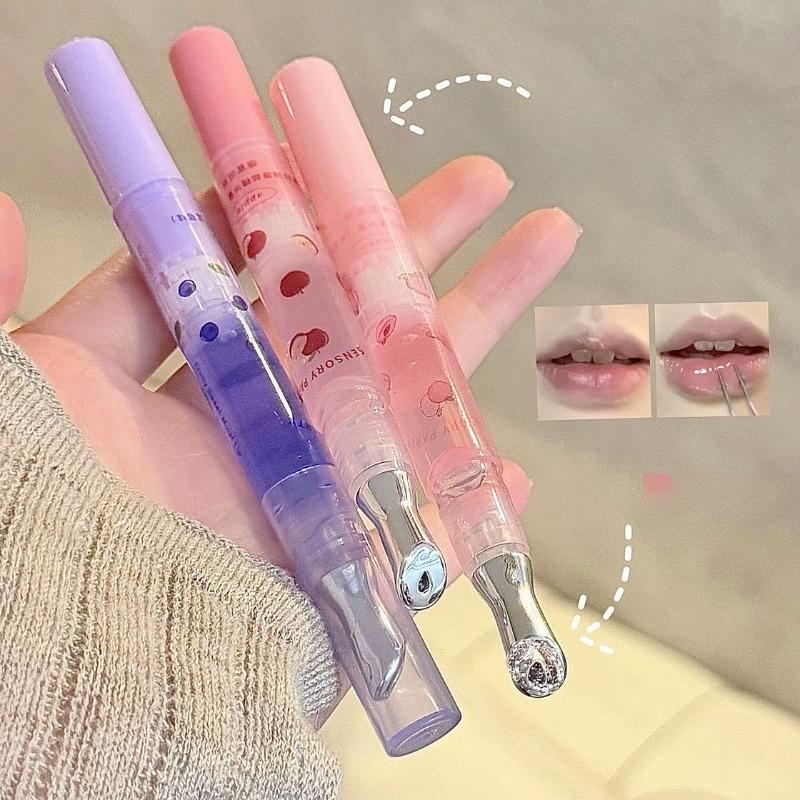 Xiaotian Lip Essence Lip Gloss Lightens Lip Lines Moisturizes and Enhances Complexion Lip Primer Colorless Lip Balm