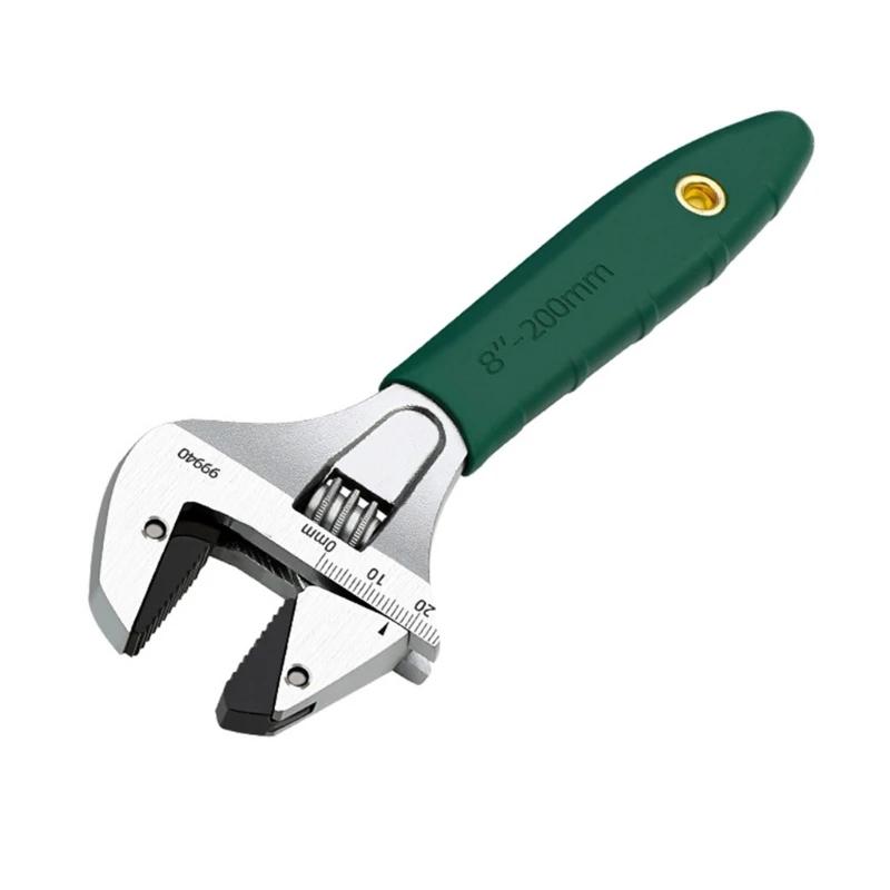 

Portable Adjustable Wrench Ergonomic Designs Ergonomic Wrench Simple Use for Home Repairs Auto Maintenance Outdoor Tasks