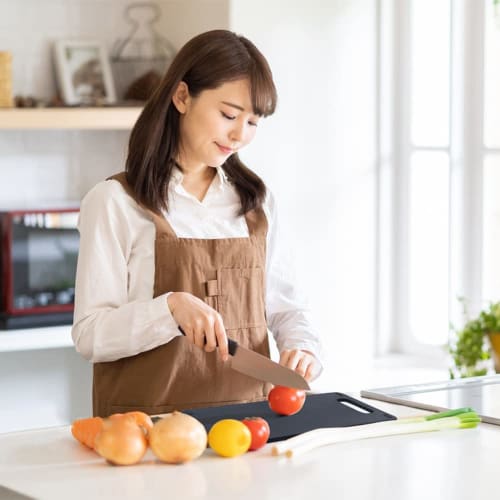 MUAMUA Black Cutting Board, Dishwasher Safe, Antibacterial, Non-Slip, Heat-Resistant, Large, Premium Cutting Board with Silicone Finish, Perfect for O