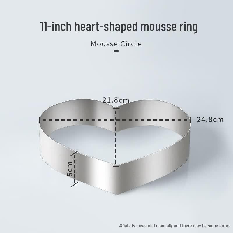 Stainless Steel Heightened Mousse Cake Mold