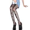 Women's Bows Fishnet Tights Stockings Cosplay Fishnets Socks High Waist Stockings Bows Tie Designs Fish Net Pantyhose