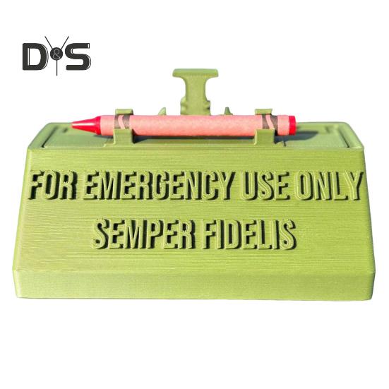 Crayon Holder Desk Ornament 3D Printed Crayon Storage Rack with Hidden Lifting Shelf Multifunctional Crayon Display Organizer Decoration