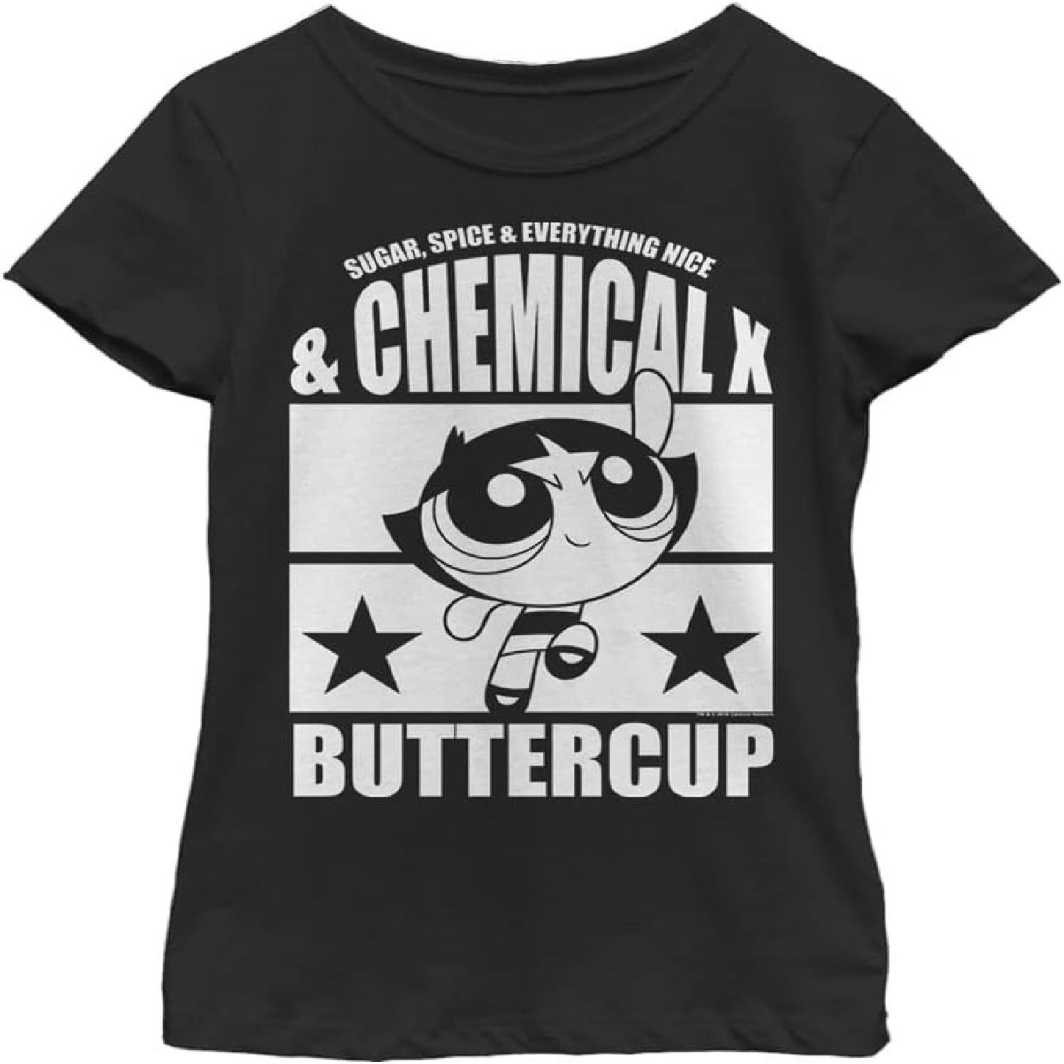 The Powerpuff Girls Girl s Street Buttercup T-Shirt S