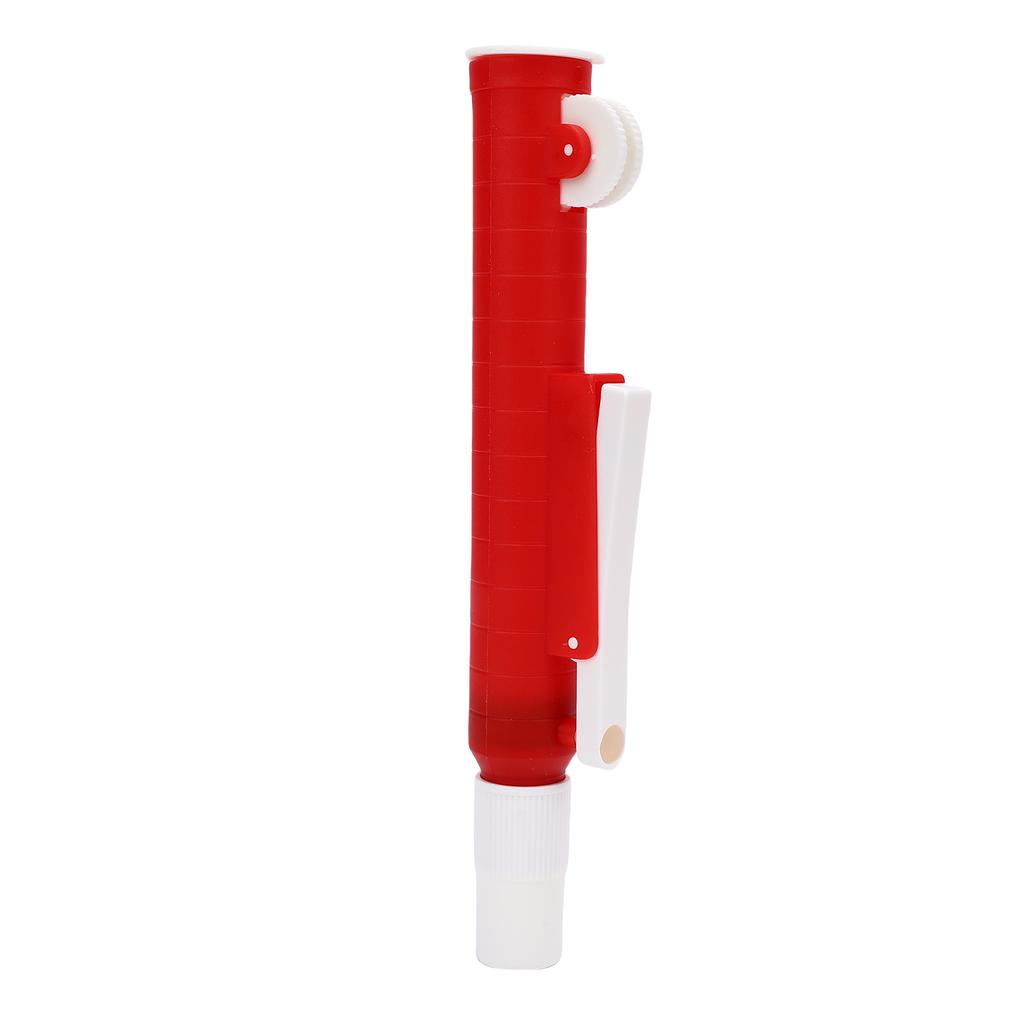 Pipette Pump 25ml Red Easy Liquid Transfer   Dispensing Pipette Pump for Laboratory Research