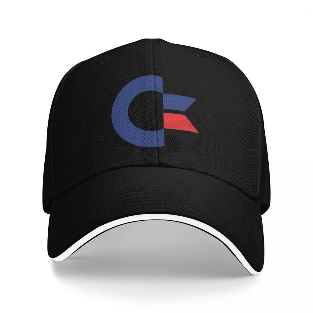 Commodore 64 Logo Baseballkappen Snapback Baseballmützen Atmungsaktiv Lässig Kappe Outdoor Unisex