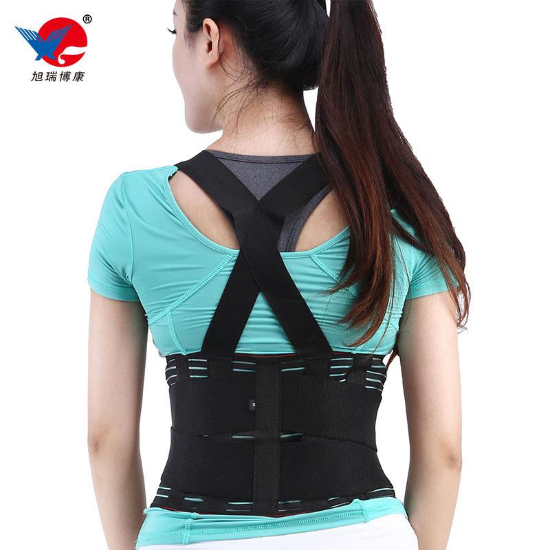 Popular Choice Waist Fixation Belt with Shoulder Straps Lumbar Support Brace for Injury Relief Adjustable Waist Stabilizer