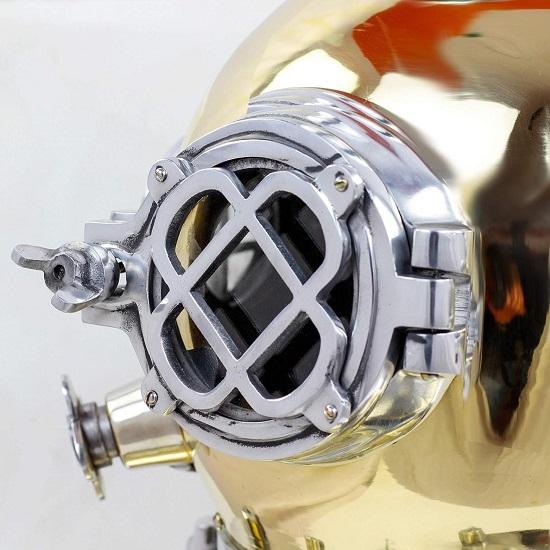 US Navy Mark V Diving Helmet Scuba Diver Decorative Helmet SCA Replica Maritime Decor