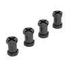 4PCS 12mm Hex Hub Adapters with Nuts Aluminum Alloy Wheel Hub Extension Adapter for 1Celsius10 RC Car 20mm Length