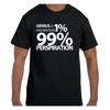 Funny Humor Genius Is 1% Inspiration 99% Perspiration T Shirt T Shirt