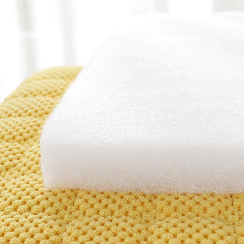 Kord Kissen in Hufeisenform Dickes Stuhlkissen Nordisch Einfarbig Abnehmbar Waschbar Sitzkissen Schlicht Rutschfest Hüftkissen mit Bändern