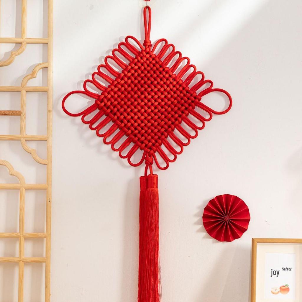 Chinese Knot Wall Decor for Living Room - Perfect for Spring Festival, New Year, Weddings, and Housewarming Gifts