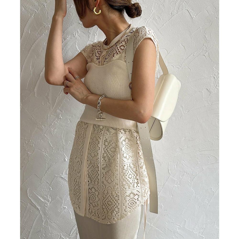 Dimanaf 2025 Summer Shirt Women Lace Blouse Sleeveless  Fashion Tops Tees Loose Tees New White