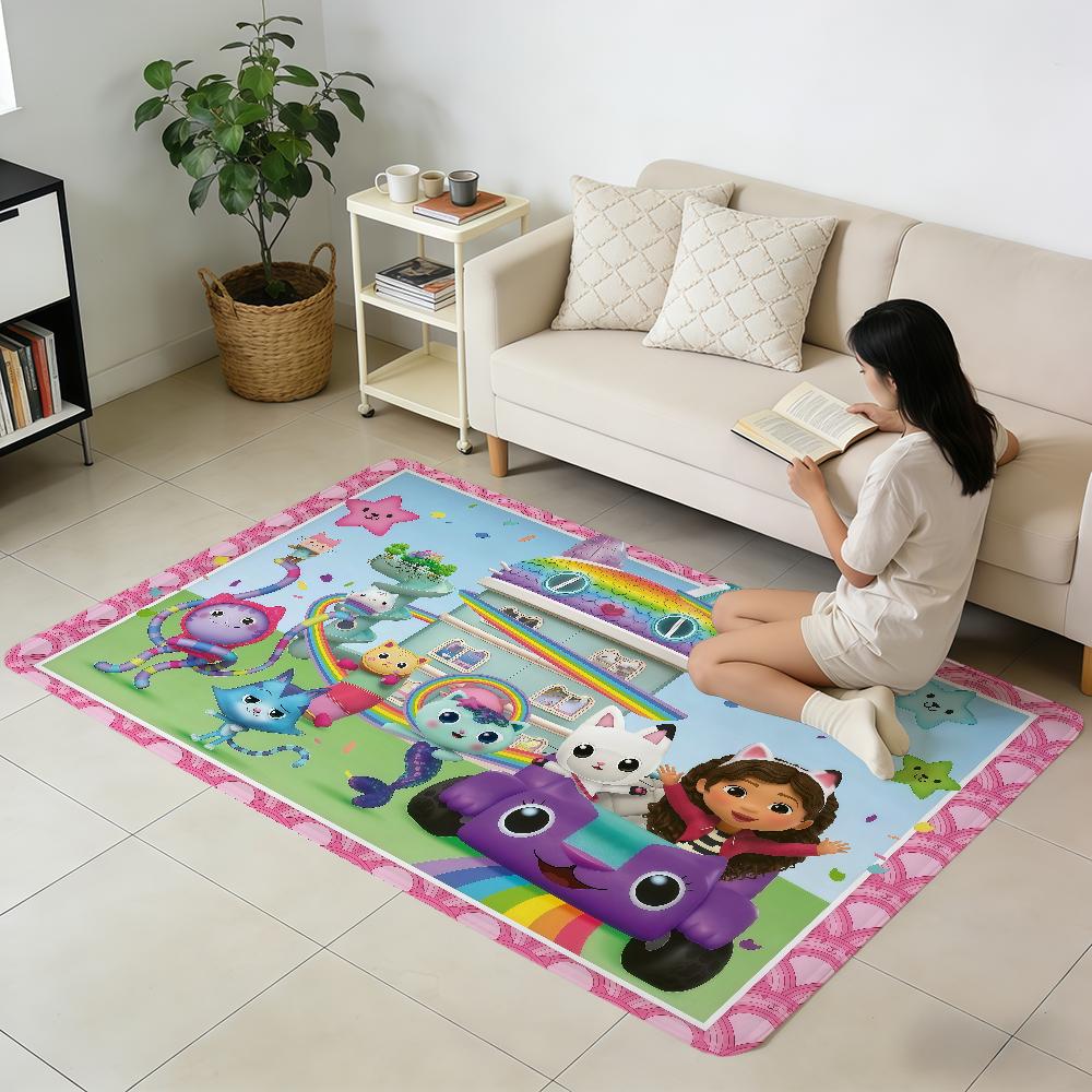 Carino cartone animato D-Casa delle bambole MOVIE G-La porta di Gabby Tappetino hogar Tappeto da comodino Tappetino da cucina Tappeto per corridoio Balcone Decorazione ingresso Casa