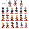Dragon Ball Z Super Saiyan Son Goku Anime Figure Son Gohan Vegeta Broly Piccolo Majin Buu Set Action Figurine Model Gifts Toy
