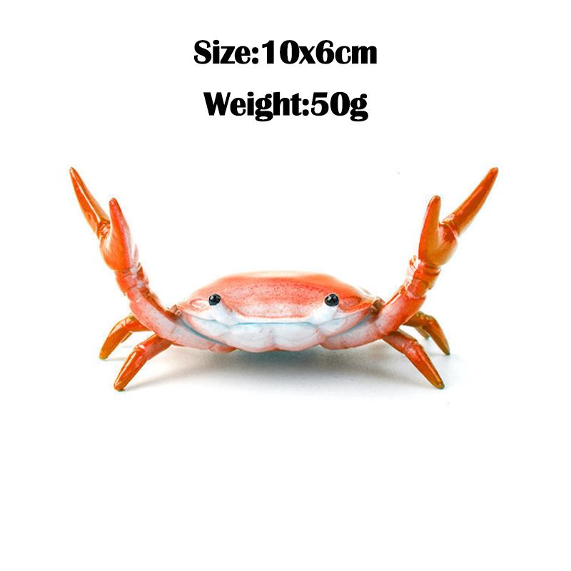Crab Pen Holder Funny Weightlifting Crab Pen Stand Creative Cute Storage Rack for Single Storage Office Desktop Ornament Gifts