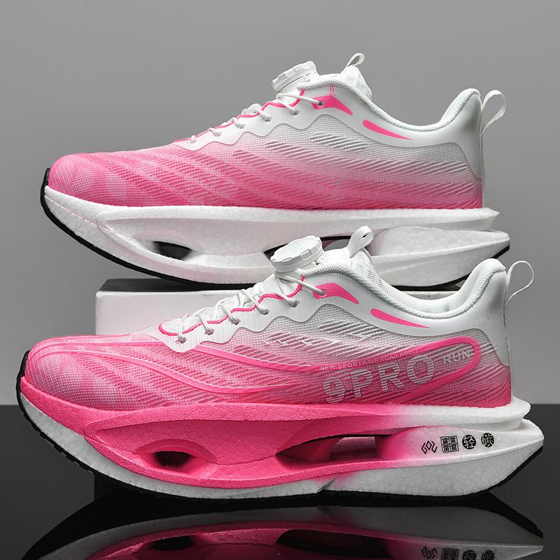 2025 Parent-child Running Shoes Summer Youth Racing Carbon Board Running Shoes Shock Absorption Junior High School Student Marathon Sports Shoes