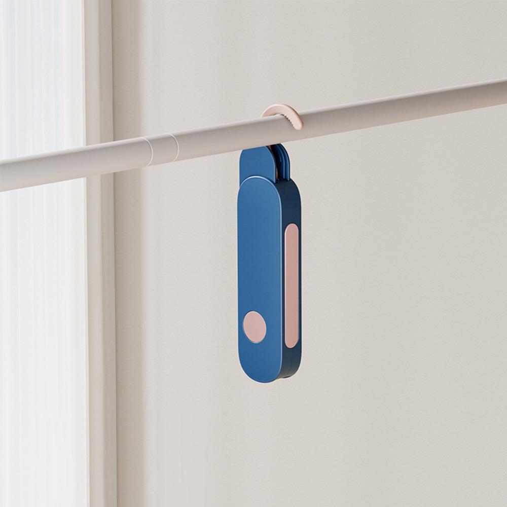 

Portable Drying Rack Foldable Clothes Hanger Multifunctional Travel Garment Rack Outdoor синій