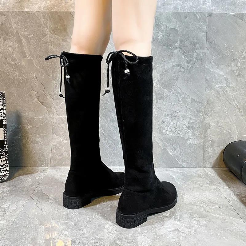 Botas altas con cremallera Tacones altos botas Knight Boots But Knee Martin Botas  zapatos de mujer Botas de tubo medio Botas largas Invierno Plus Botas de  terciopelo comprar a buen precio —