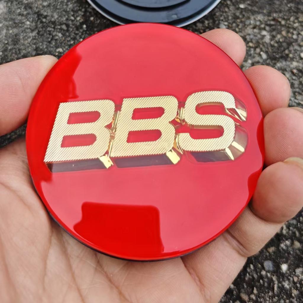 9 colors 70mm high-quality acrylic set of 4 BBS modified Stickers For BBS wheel hub center cover logo 5624073 5624120