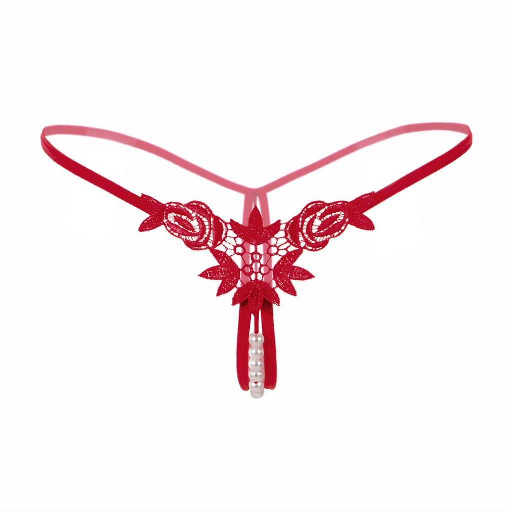 Sexy Lady Embroidery G-string V-string Panties Knickers Lingerie Underwear