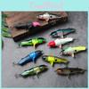 New Three-section Screw Propeller Surface Towing Hard Bait 11cm/24g Floating Lead Pencil Plastic Lure For Fishing Hl808