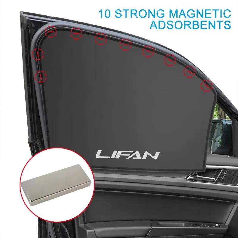 2pcs Magnetic Car Side Window Sunshade Parasol Sun Visor Protection Accessories For Lifan 320 X60 520 530 150 620 250 820 630