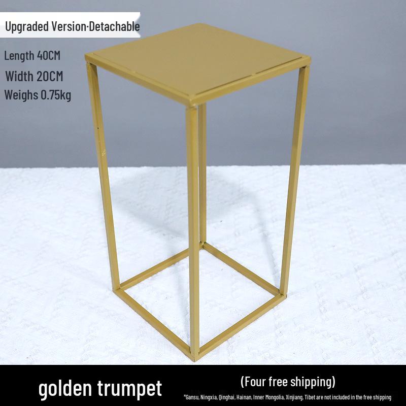 Żelazny Kwiatowy Stojak Kolumnowy do Dekoracji Uliczki Weselnej