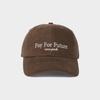 LOOKING4U ON THE MOMENT PAY FOR FUTURE Washed Ball Cap C3 Brown