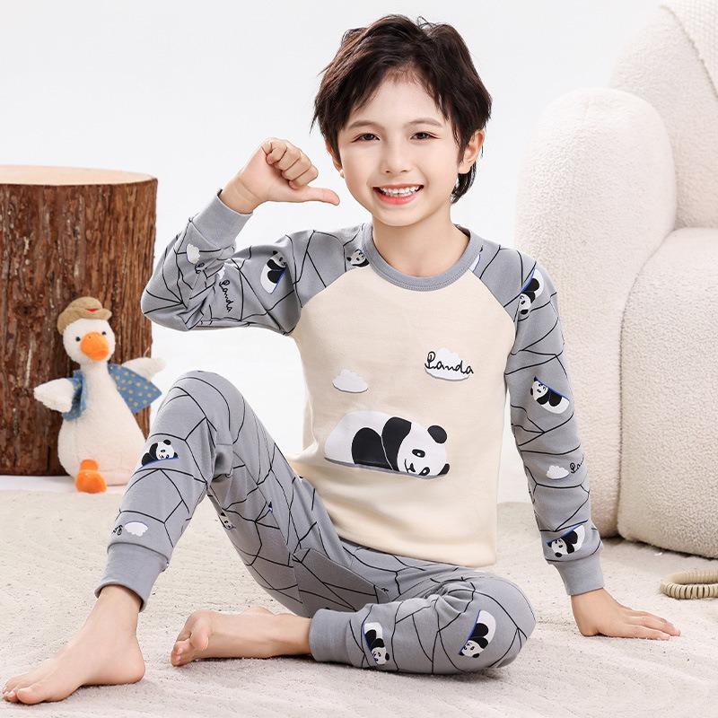 Set Pigiama per Bambine da 2 a 3 4 5 6 7 8 9 10 11 12 13 14 Anni Cotone 100 Bambini Piccoli Pigiama Manica Lunga Carino Pigiama Gatto Rosa Pjs