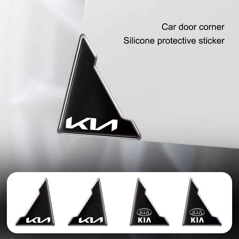 2Pcs Car Door Anti-scratch Sticker Auto Protective Decals Valve For KIA K5 K9 Sorento Ceed Sportage Carnival Stinger Forte Niro sdvc80