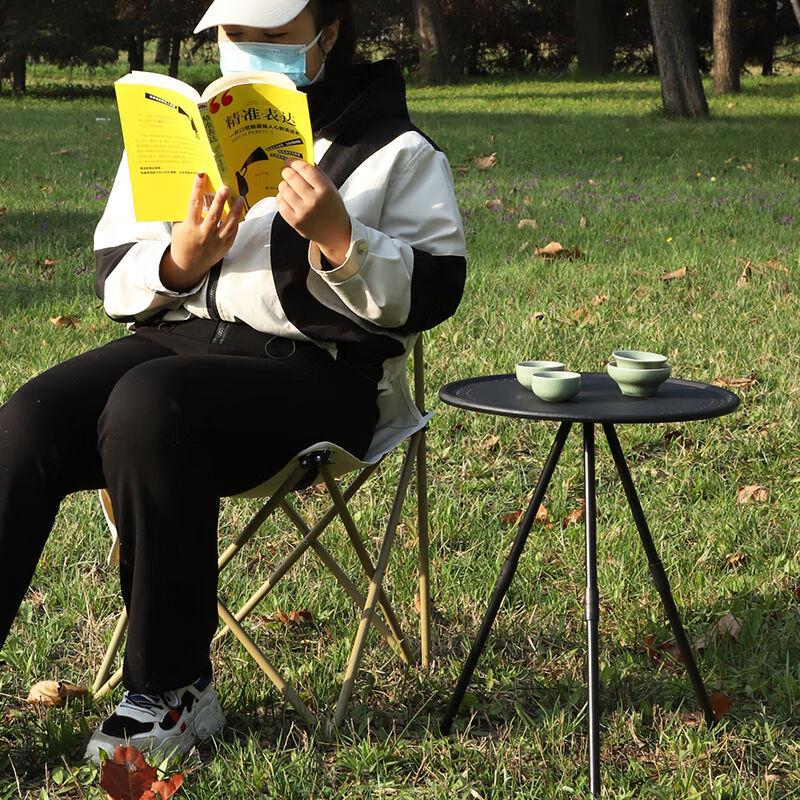 Handon Ultra-light Folding Aluminum Outdoor Round Table