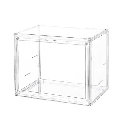 Aufbewahrungsdisplayregal, große Kapazität, staubdichtes Modell, Aufbewahrungsbox, transparente Sammlungsvitrine