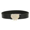 Diamond-Encrusted Love Belt With Skirt Decoration Waist Circumference Outer Wear Heart-Shaped Buckle Waist Belt Simple Belt