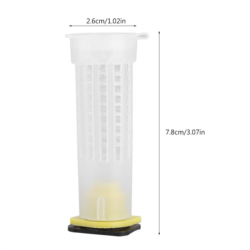 10 Packs Beekeeping Rearing Cup Kit Bee Queen Cages Roller Beekeeper Tool Equipment