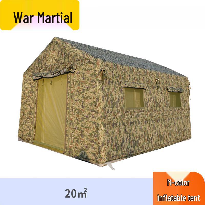 Warriors Large Outdoor Inflatable Camouflage Tent