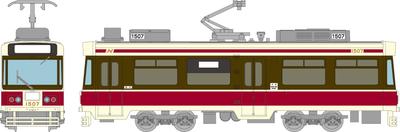 Tomytec Railway Collection Tetsuro Nagasaki Electric Tramway 1500A Series 1507 Diorama Supplies 335580 No.