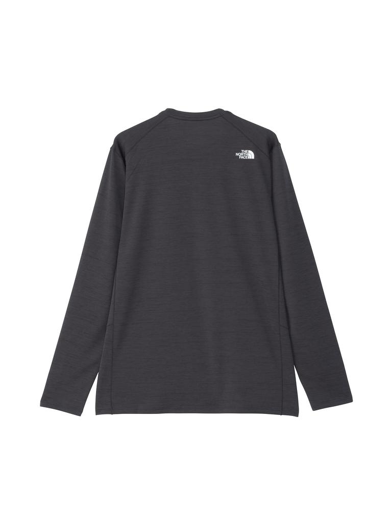 The North Face Flash Dry 3D Crew Długi rękaw UV Mieszany kolor XL Koszulka męska, Odprowadzająca wilgoć, Szybkoschnąca, Ochrona, Węgielny,