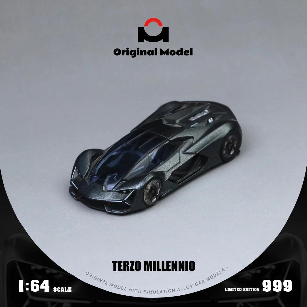 

Original 1:64 Terzo Millennio Diecast Diorama Car Model Collection Miniature Toys TM Time Micro