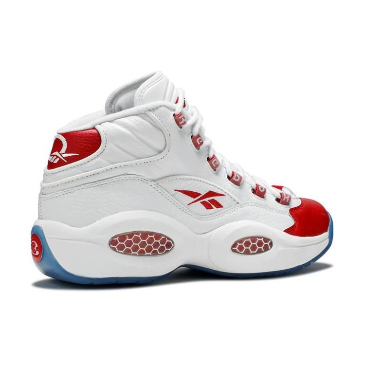 Reebok Question Mid 'White Pearlized Red' 79757
