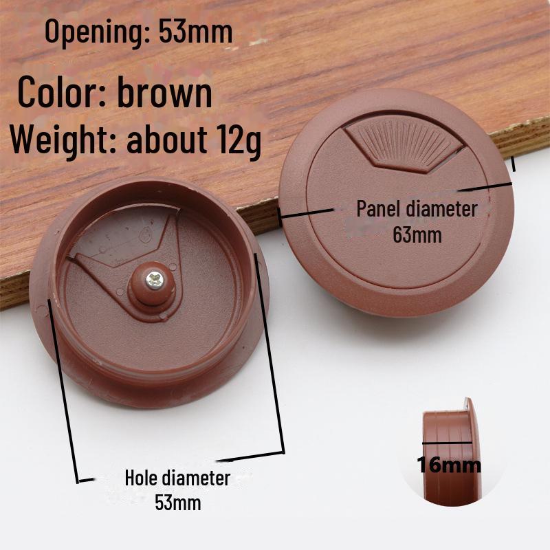 Desktop Cable Management Hole Cover - Decorative Round Sealing Ring