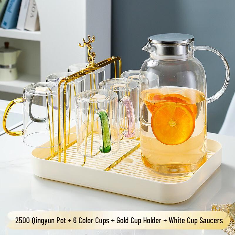 Chaxun High Borosilicate Glass Cold Brew Teapot Set