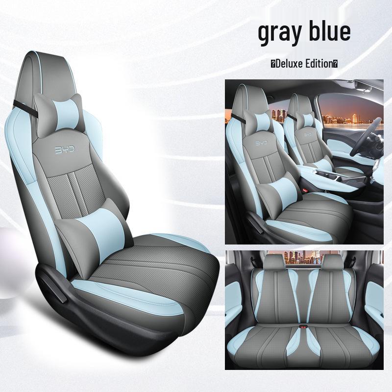 Seagull Special Car Seat Cover Set - Sporty Leather, Four Seasons Cushion