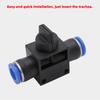 Pneumatic Trachea Quick-in Buckle-type Hand Valves 4/6/8/10/12mm Garden Lawn Irrigation Flow Limiting Speed Control Switch 5Pcs