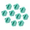 1748293 68102758AA 50pcs Door Post Side Fender Molding Trim Clip Retainer Green Nylon Fit for Jeep Renegade Fiat 500
