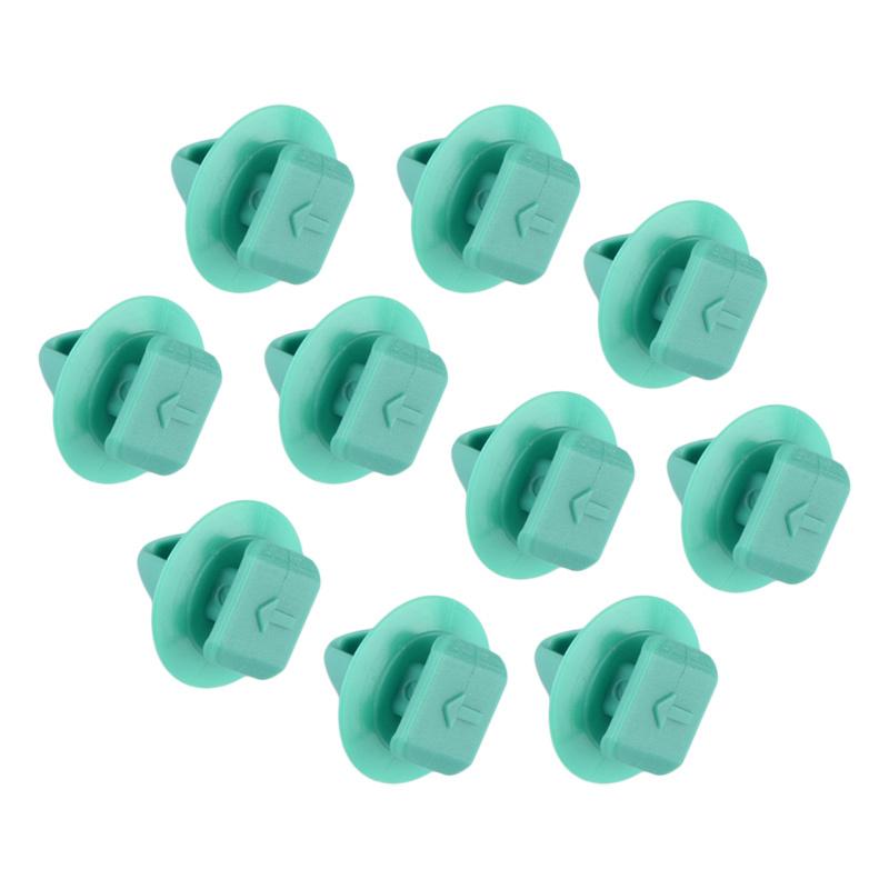 1748293 68102758AA 50pcs Door Post Side Fender Molding Trim Clip Retainer Green Nylon Fit for Jeep Renegade Fiat 500