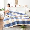 2025 Summer Thin Blanket Printing Bed Quilt Summer Cool Quilt Double Blankets Comforters Skin-friendly Cotton Thin Quilt Soft Bedding Home Textile