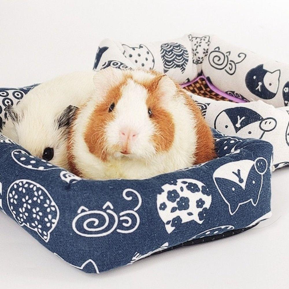 Washable Gerbil Cushion Comfortable Hamster Nests New Hamster Sleeping Bed  Guinea Pigs