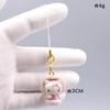 Hello Kitty 3Cm Keychain Sanrio Anime Cat Figure Maid Doll Kawaii Cake Phone Pendant Christmas Toy Gifts For Girls Children