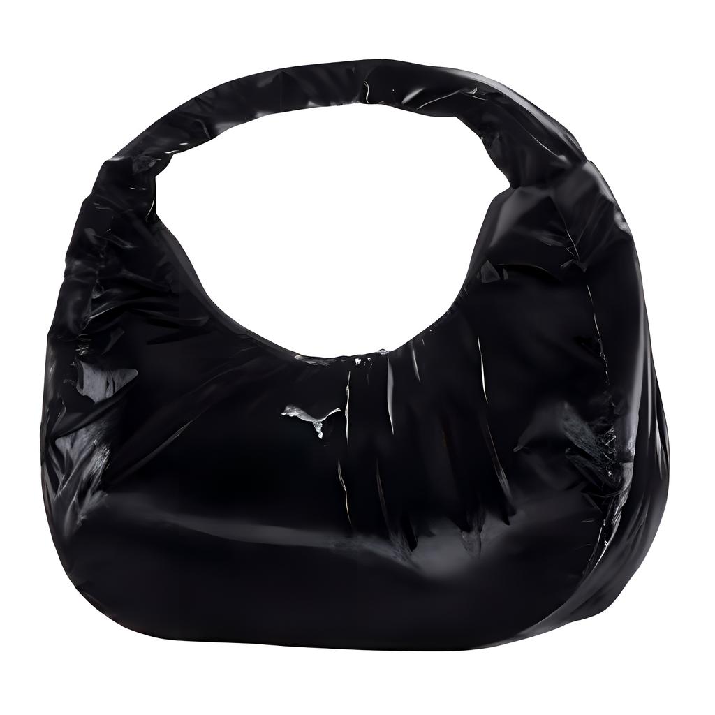 Puma Logo Fashion Casual Fabric Underarm Tote Bag Women bags Black 091299-01