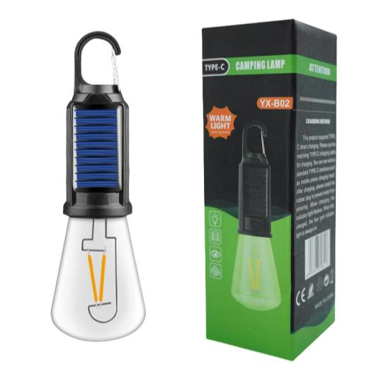 1 Set Portable Night Lights Outdoor Solar Powered Led Lamp Bulbs Usb Charging Camping Light Flashlight Fishing Essentials